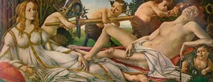 火星と金星、c1485、1911 作： Sandro Botticelli