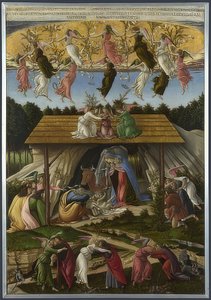 神秘的なキリストの誕生。 1500 作： Sandro Botticelli