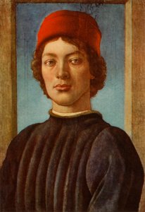 青年の肖像、c1485、1937。 作： Sandro Botticelli