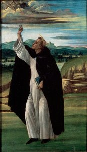 セントドミニク、1490年代 作： Sandro Botticelli