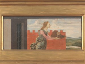 洗礼者ヨハネの頭を持つサロメ 作： Sandro Botticelli