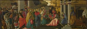 王家の礼拝、1470年頃 作： Sandro Botticelli