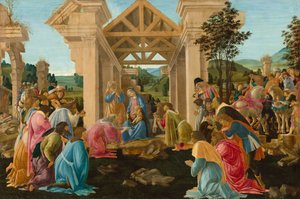 マギの崇拝、c。 14781482。 作： Sandro Botticelli