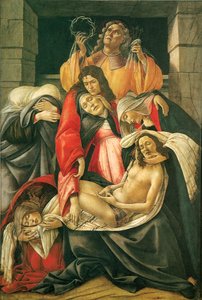 キリストの死を悼む 作： Sandro Botticelli