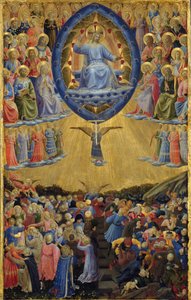 最後の審判の翼の祭壇、中央パネル、15世紀初頭 作： Sandro Botticelli