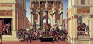 ルクレティアの物語、1500 作： Sandro Botticelli