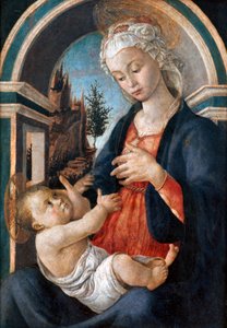 聖母子、c1444-1510 作： Sandro Botticelli