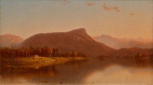 荒野の家 作： Sanford Robinson Gifford