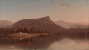 荒野の家、1866 作： Sanford Robinson Gifford