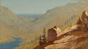 メイン州マウント デザートでのスケッチ 作： Sanford Robinson Gifford