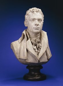 ロバート・フルトンの胸像（石膏塗装