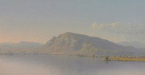 ハドソン川沿い 作： Sanford Robinson Gifford