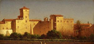 ヴィラ・マルタ、ローマ 作： Sanford Robinson Gifford
