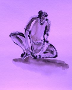 ひざまずいての黙想