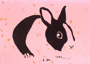 ピンクのウサギの気まぐれ 作： 