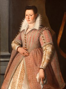 ビアンカカペッロ1548〜1587年、16世紀の肖像画。 作： Santi di Tito