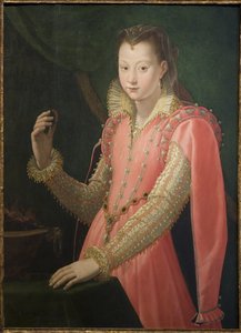 若い女性の肖像 ： Portia Catonis 役 作： Santi di Tito