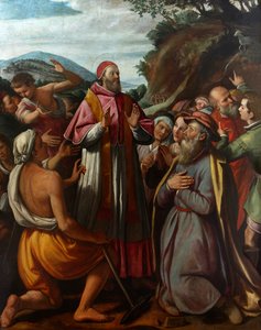 信者に囲まれた聖教皇クレメント1世、1592年。 作： Santi di Tito
