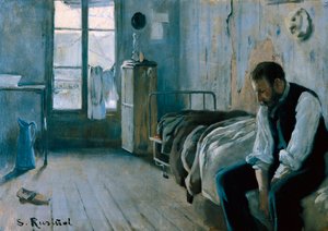パリの私の部屋 作： Santiago Rusinol i Prats