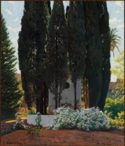 サイプレスの井戸 作： Santiago Rusiñol