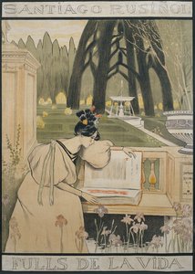 生命の葉ポスター 作： Santiago Rusiñol