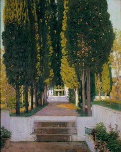 ヘネラリフェの庭園 作： Santiago Rusiñol