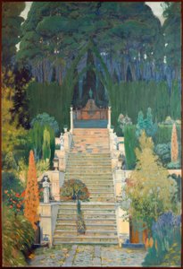 荘園。ライザップII 作： Santiago Rusiñol