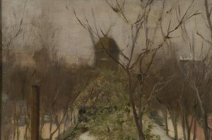 パーク・フォン・ムーラン・ド・ラ・ギャレット 作： Santiago Rusiñol