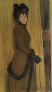 ポートレート ミス・マックフラワー 作： Santiago Rusiñol