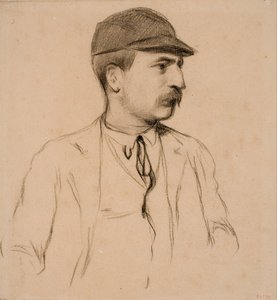 GenísMuntanerの肖像 作： Santiago Rusiñol
