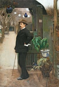 ミケル・ウトリロの肖像 作： Santiago Rusiñol