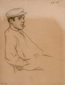 男の肖像 作： Santiago Rusiñol
