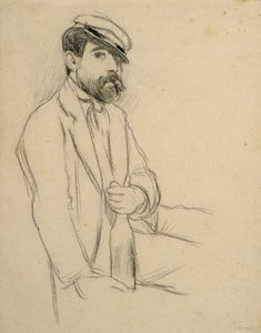 男の肖像 作： Santiago Rusiñol