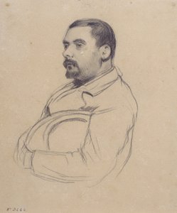 男の肖像 作： Santiago Rusiñol