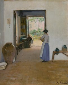 Sitgesインテリア 作： Santiago Rusiñol