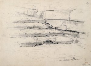 ステップの研究 作： Santiago Rusiñol