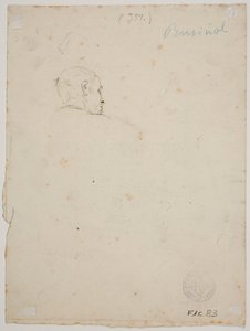 男性の頭の研究 作： Santiago Rusiñol