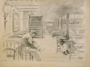 お客様をお待ちしております 作： Santiago Rusiñol
