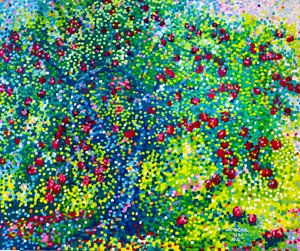 ティエリーのポミエ、2021年（油彩） 作： Santina Semadar Panetta