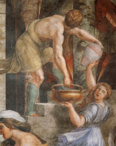 ボルゴの火 作： Sanzio of Urbino (workshop) Raphael
