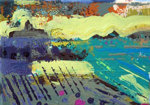 Iona abbey I （アクリル・キャンバス 作： Sara Hayward