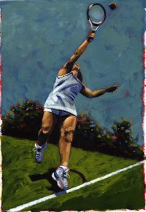 スポーツウーマン、2009（アクリル） 作： Sara Hayward