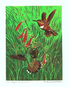 ルーファス・パ・ド・ドゥ, 2016 (Linocut )