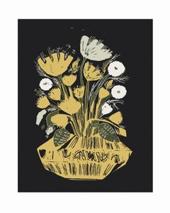 素朴な黄金色の花