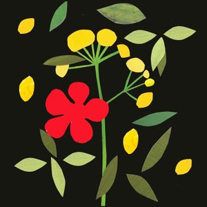 花びらと葉っぱ,2019（コラージュ 作： Sarah Thompson Engels