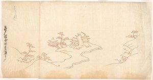 中国風の風景 作： Sasaya (workshop of)