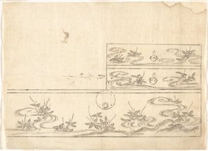 漆器の箪笥のデザイン 作： Sasaya (workshop of)
