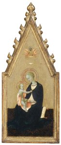 謙遜のマドンナ、c。 14351440。 作： Sassetta