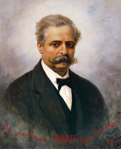 フランチェスコ・デ・サンクティス（1817-83）の肖像（サヴェリオ・アルタムラ作・イタリア文芸評論家・歴史家 作： Saverio Altamura