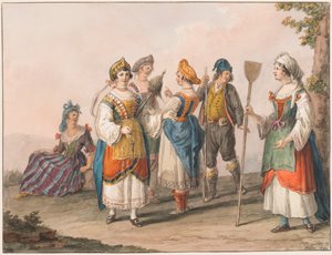 南カラブリアの衣装 作： Saverio della Gatta